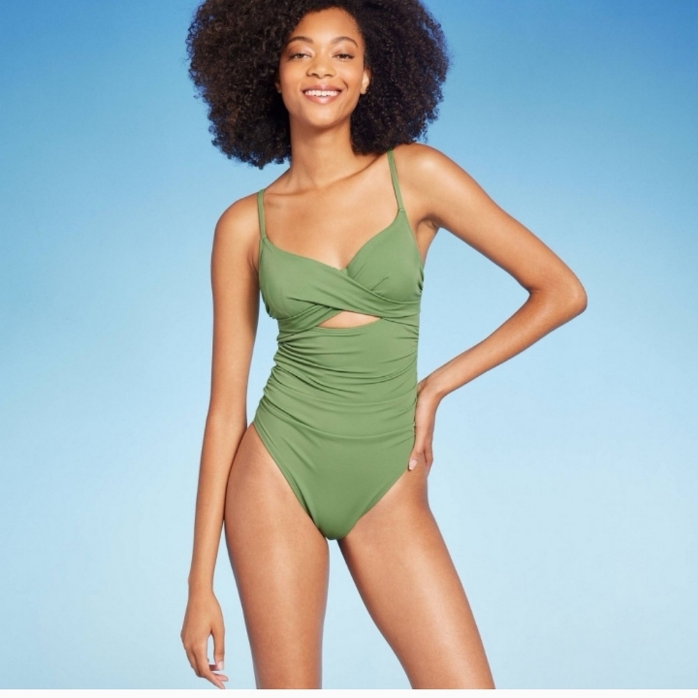 Shade & Shore Green Swimsuit
